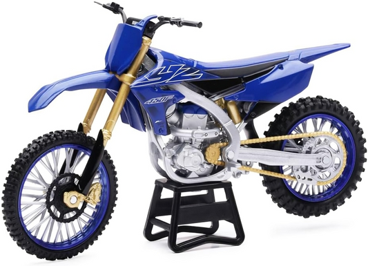 New Ray Toys Motorcycle 1:12 Scale Yamaha YZ450F Dirt Bike, 58313, Multicolor